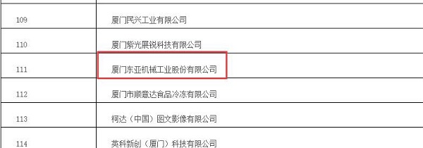 厲害了，捷豹永磁螺桿機入選廈門市2019重點企業